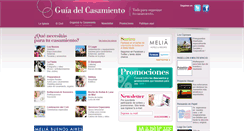 Desktop Screenshot of guiadelcasamiento.com